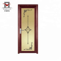 2018 china alibaba luxury design aluminum alloy bathroom door with half glass insert